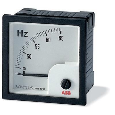 ABB Stotz-Kontakt FRZ-240/72 analog 72mm frequency meter, 2CSG812320R4001