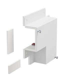 OBO Bettermann BSKM-FW 0407 RW pure white flat angle, 7216506