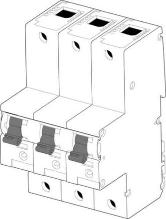 ABN 40A 3-pole with quick adapter main circuit breaker (XHA340-5)