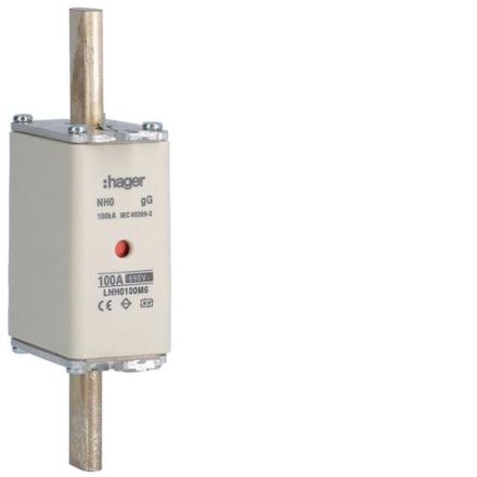 Hager LNH0100M6 NH fuse link NH0 gG 690V 100A K-detector