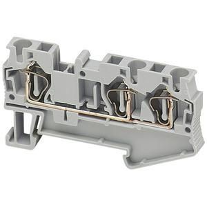 Schneider Electric NSYTRR43 Linergy 4qmm 32A 1 level 1x2 spring grey terminal block