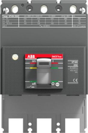 ABB Stotz-Kontakt XT4H 160 BREAKING PART 3p FF, XT4H 160 3P FF Compact circuit breaker Tmax XT4 with front terminals, 1SDA068291R0001