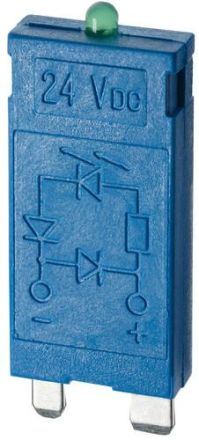 Finder 99.01.0.024.08 EMC module LED red + varistor