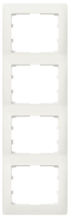 Legrand 771508 frame Galea 4-way vertical mother of pearl, (beige)