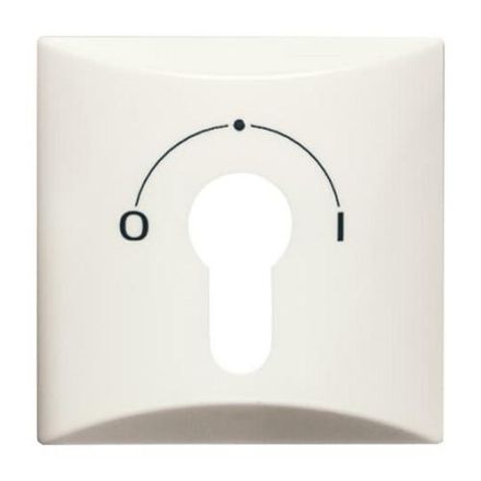 Busch-Jaeger 2155 SLPZ-32 central plate, with white imprint