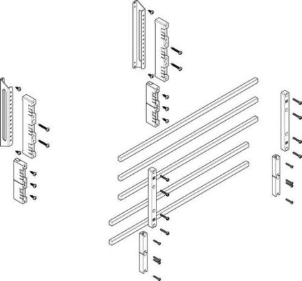 ABN deep 60mm with CU 12x10mm 5-pole 32mm busbar module (MTSC23635)
