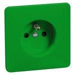 Hochköpper 00483041 B 80.6671 SI green socket SCHUKO