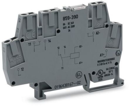 Wago 859-394 switching relay series 859 1W IP20