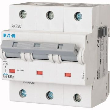 Eaton PLHT-B80/3 circuit breaker, 80A, 3p, B-Char , 248030