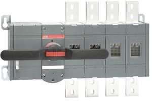 ABB Stotz-Kontakt OTM1600E4M230C, load-break switch with motor, 4-pole, 1600A, with handle for manual operation, 1SCA115369R1001