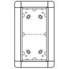 Ritto 1881230 flush-mounted frame 2 module slots, titanium
