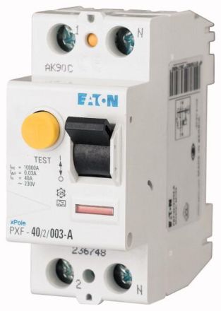 Eaton PXF-25/2/03-A residual current device, 25A, 2p, 300mA, type A, 236746