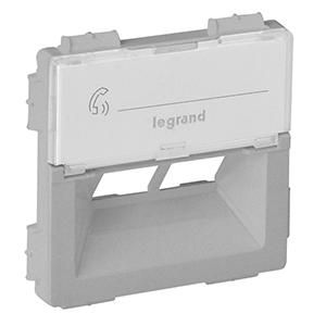 Legrand 755382 cover Valena Life RUTENBECK 2-F AL, (aluminium)