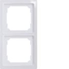 Eltako 30055787 R2UE55-pg E-Design55 polar white glossy cover frame