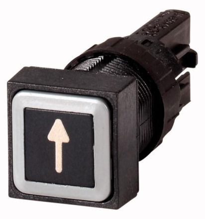 Eaton Q18D-32 push button, black arrow, momentary, 079395
