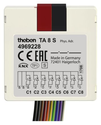 THEBEN TA 8 S KNX push button interface | 8-way