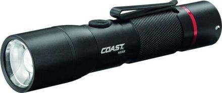 Hückmann 143506 Coast HX5R Slide-Focus rechargeable LED flashlight