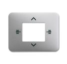 Busch-Jaeger 6108/61-266 Central plate for control element 6-way titanium