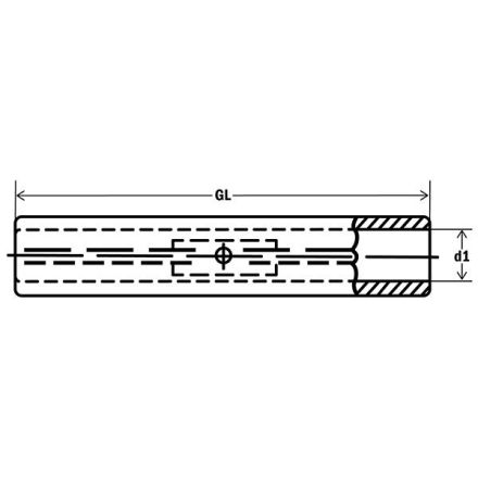 HAUPA 293546 press connector aluminum 50qmm RM/SM