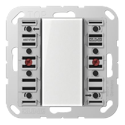 JUNG A5074TSM KNX pushbutton sensor F50 series A | 4-fold, standard