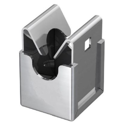 Pröpster 110 090 Niro-Clip V2A D:8mm Type B D:6.5mm bore snap holder