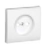 EFAPEL COV PLAT F/SINGLE PHASE SOCKET MATTE WHITE