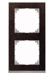 MERTEN MEG4020-3671 frame 2-way wenge/aluminium