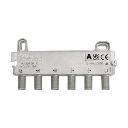 Televes AZ418FZ 4-way 5-1218 MHz AD: 18 dB tap