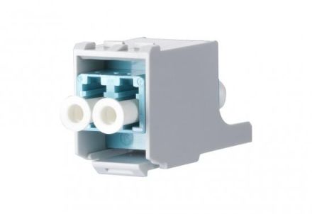 METZ CONNECT OpDAT module LC MM aqua ceramic fiber optic module LC-Duplex Singlemode, 15091072-I
