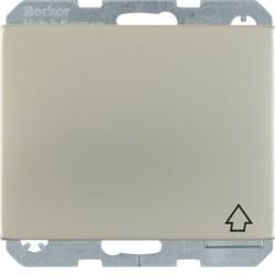 Berker 47517104 SCHUKO socket with hinged cover stainless steel Berker K.5