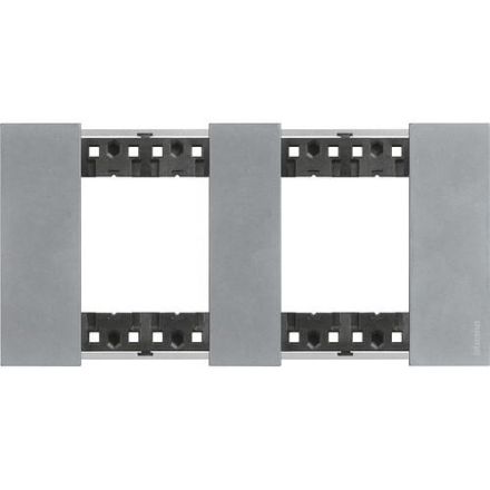 Bticino KA4802M2NW LivingNow cover frame