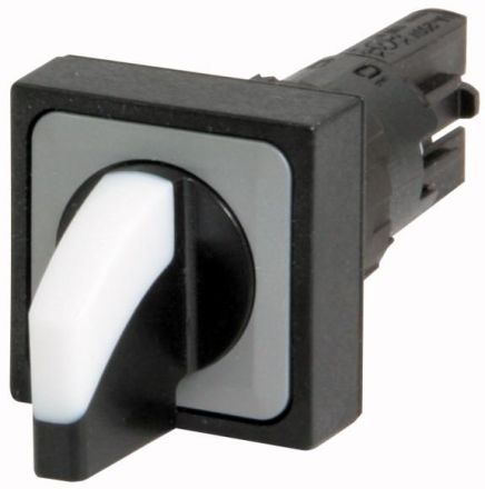 Eaton Q25WK3 selector switch, 3 positions, white, momentary, 072372