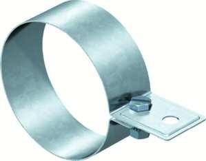 OBO Bettermann 301/DIN 80mm rain pipe clamp, 5350085