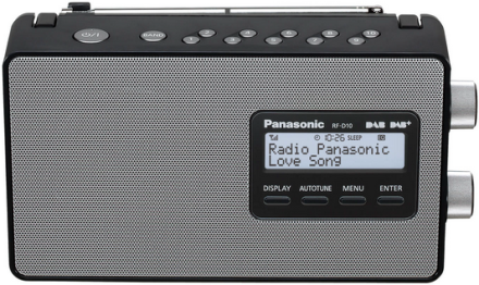 Panasonic RF-D10EG black FM/DAB+ radio