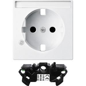 MERTEN MEG2333-0419 Central plate polar white System M