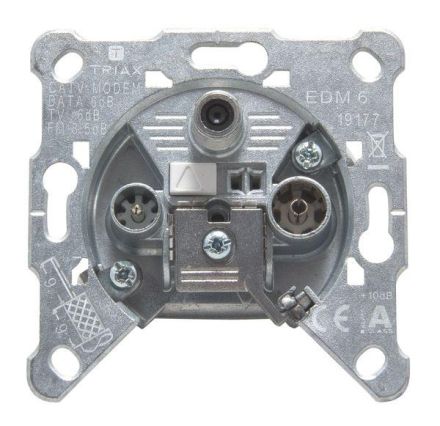 Triax 306271 EDM 6 3-way antenna socket
