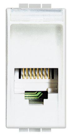 Bticino N4258/11N Lfa Socket Amp Rj11