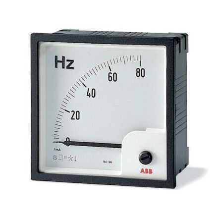 ABB Stotz-Kontakt FRZ-240/96 analog 96mm frequency meter, 2CSG813320R4001