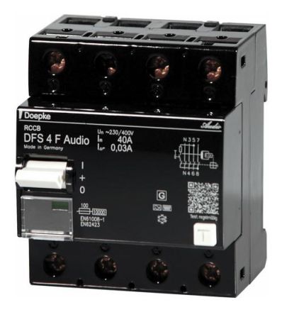 Doepke 09134046 DFS2 040-2/0,03-F Audio residual current device