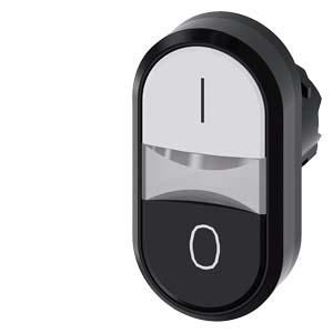 Siemens 3SU1000-3AB61-0AK0 double push button 22mm round