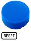 Eaton M22-XDH-B-GB14 button plate, high blue, RESET, 218249