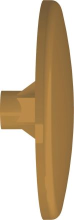 Reisser 009220P011-1011004-1 decorative ring for PZ 2, 12 mm, plastic, RAL 1011, brown beige, packed in 200 pieces