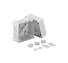 OBO Bettermann X02 T LGR with terminal block 95x95 light grey cable junction box, 2005194