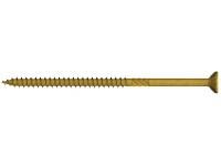 Reisser 009251S122-0601802-1 R2 plus chipboard screw, Flaseko, TX drive, partial thread, ETA, 6.0 x 180, steel, galvanized, yellow, 1x sliding, pack of 100, cutting notch