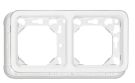 Legrand 070794 frame FRAP Artic UP- 2f horiz., (white)