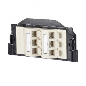 METZ CONNECT 6 Port 180° GB2 RAL1013 C6A Module ISO, 130B11S60201-E