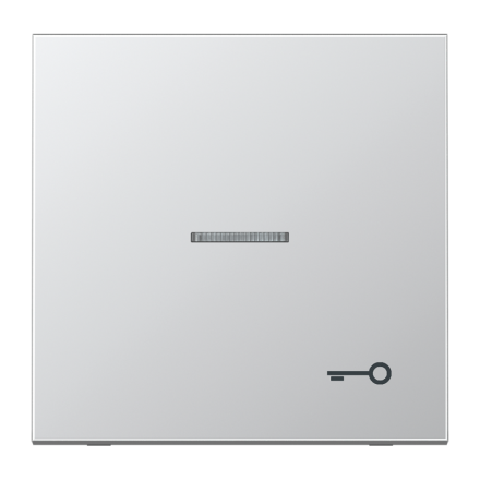 Jung AL2990KO5T rocker with light guide, symbol door, LS series, aluminium