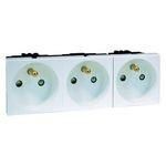 Hochköpper 00415141 B 6273.02 EMS SI 3-way pure white socket