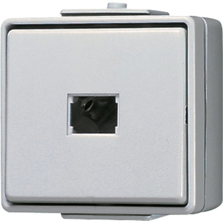 Jung 633-2W button, 2-pin. Changeover contact, 10 A 250 V ~, IP 44, WG 600