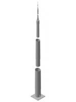 Dehn & Söhne 103019 Tele-lightning protection mast TBM 19.35M FP565 STTZN